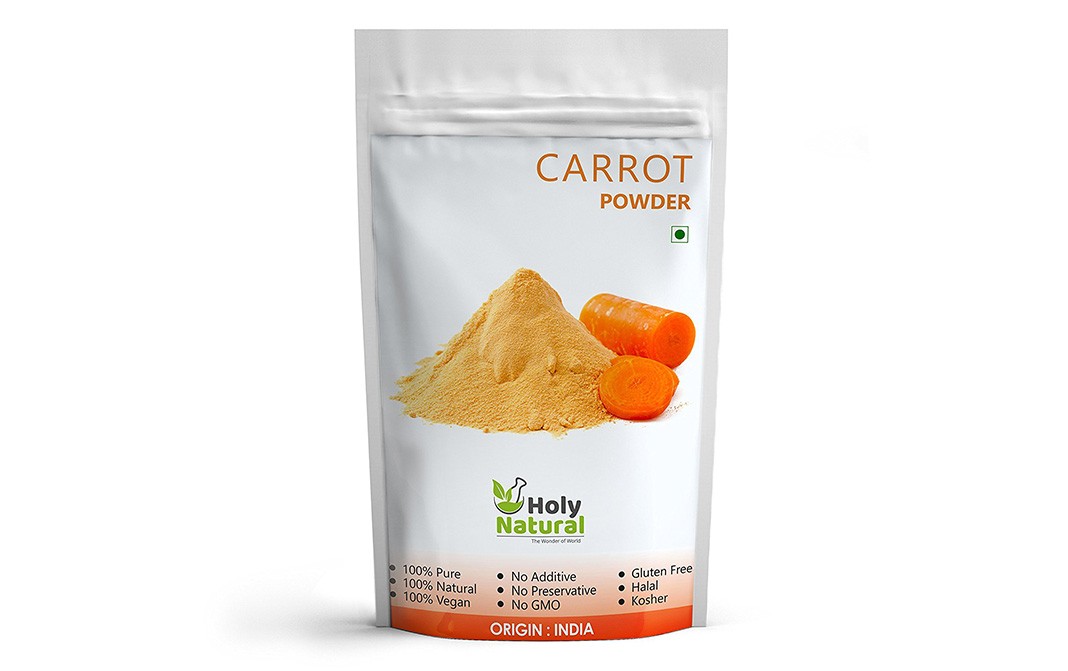 Holy Natural Carrot Powder Pack 400 grams Reviews Nutrition